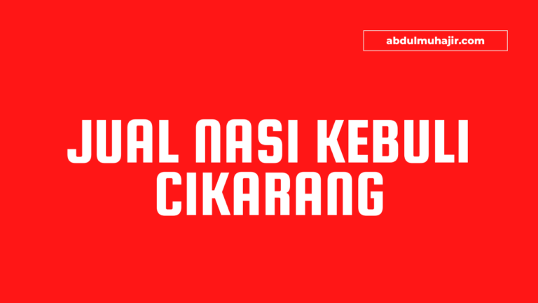 Jual Nasi Kebuli Cikarang