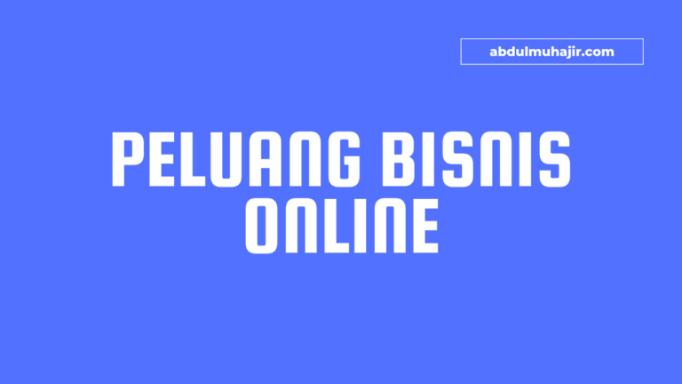 Peluang Bisnis Online Dengan Modal Kecil