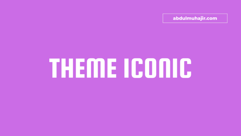 Download theme wordpress gratis iconic one