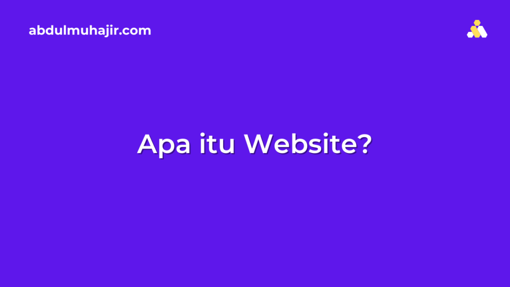 apa itu website