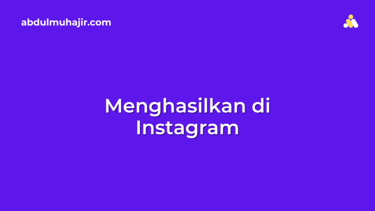 cara mendapatkan uang di Instagram