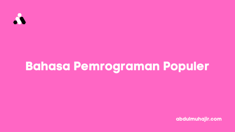 Bahasa Pemrograman Populer