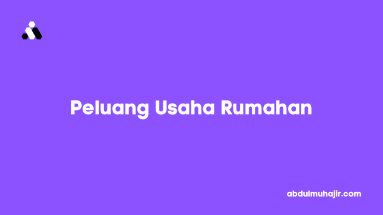 peluang usaha rumahan yang menjanjikan