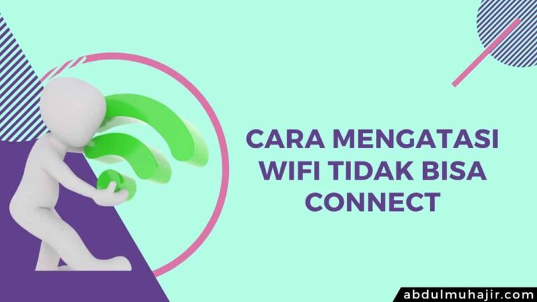 mengatasi wifi tidak bisa connect