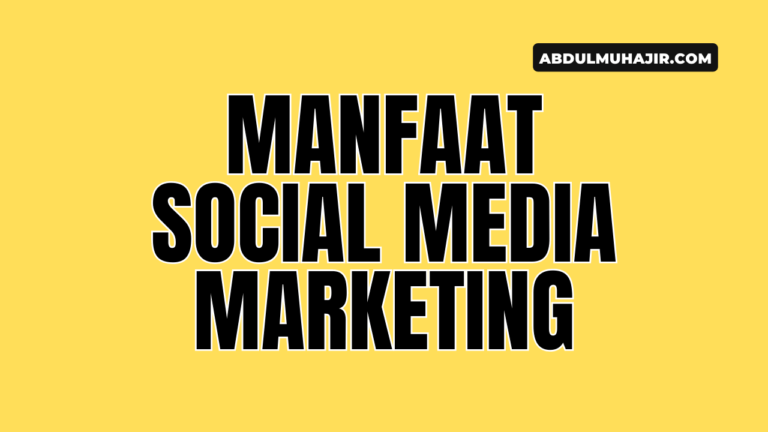 manfaat social media marketing
