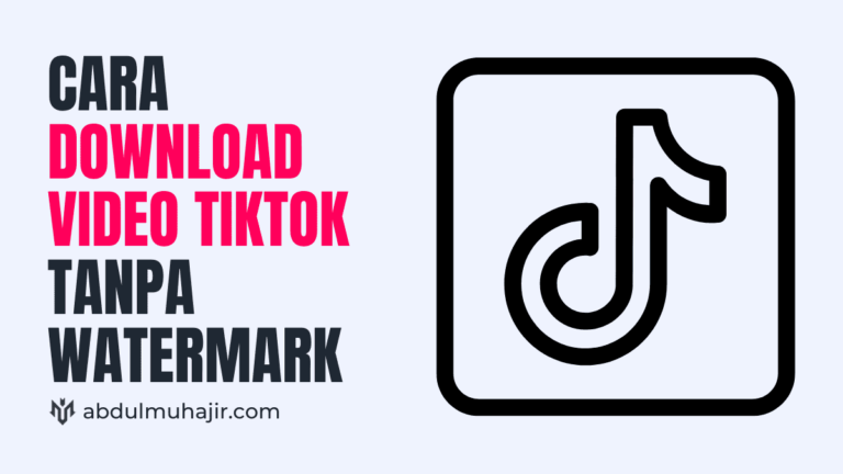 cara download video tiktok tanpa watermark